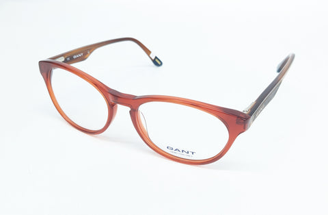 GANT Men's Round Shark Eyeglass Frames 52-17-145  -Orange   NEW