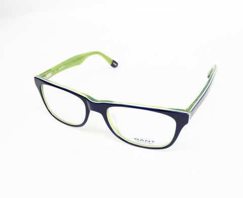 Gant Men's G100 Eyeglass Frames 54-18-145 -Navy/ Green NEW