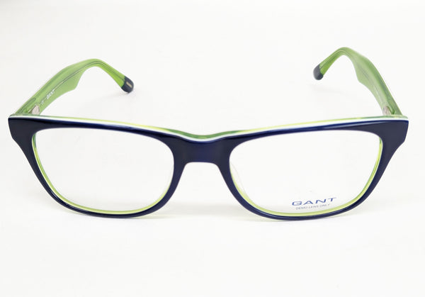 Gant Men's G100 Eyeglass Frames 54-18-145 -Navy/ Green NEW