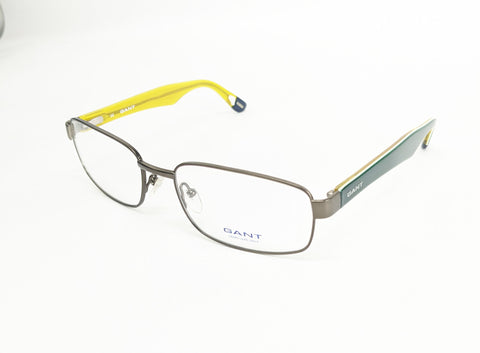 Gant Men's Rectangular Metal G103 Eyeglass Frames 56-18-145 -Satin Olive NEW