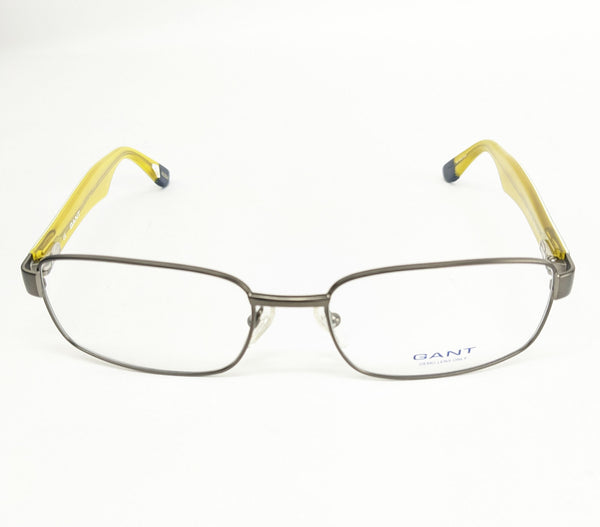 Gant Men's Rectangular Metal G103 Eyeglass Frames 56-18-145 -Satin Olive NEW
