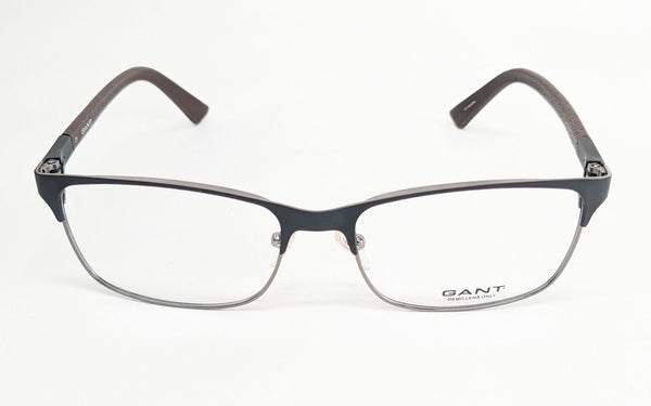 GANT Men's Metal G112 Eyeglass Frames 55-17-145  -Satin Black NEW