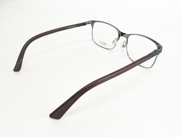 GANT Men's Metal G112 Eyeglass Frames 55-17-145  -Satin Black NEW