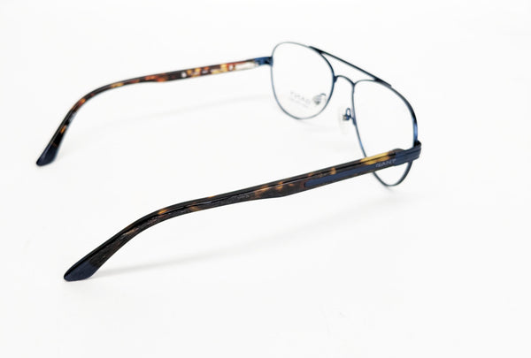 GANT Men's Metal Aviator G2025 Eyeglass Frames 55-17-140  -Satin Navy  NEW