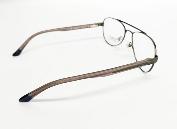 GANT Men's Metal Aviator G2025 Eyeglass Frames 55-17-140  -Satin Olive  NEW