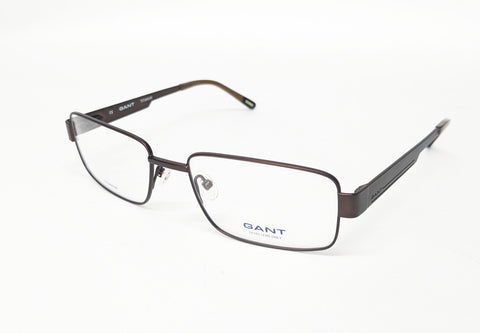 GANT Men's Full Frames G3013 Eyeglass Frames 53-18-145  -Satin Brown NEW