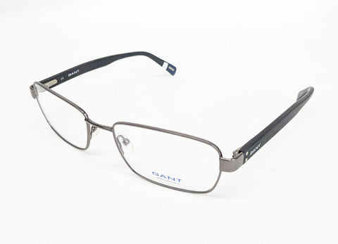 GANT Men's Satin Gunmetal G3041 Eyeglass Frames 56-19-150  NEW