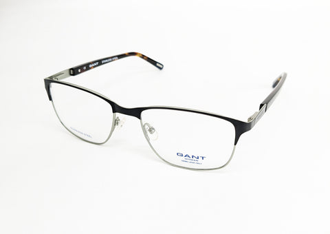 GANT Women's Square Metal GA4034 Eyeglass Frames 52-17-135  -Black NEW