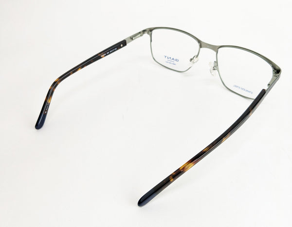 GANT Women's Square Metal GA4034 Eyeglass Frames 52-17-135  -Black NEW