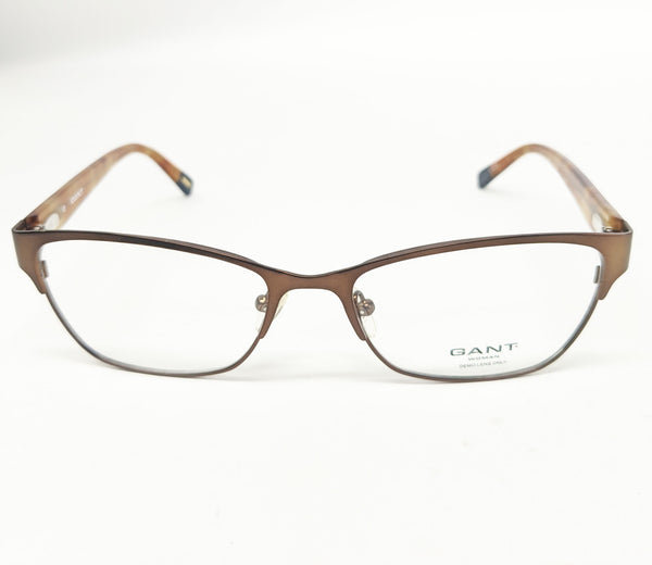 GANT Women's Metal Addy Eyeglass Frames 54-17-135  -Satin Brown   NEW