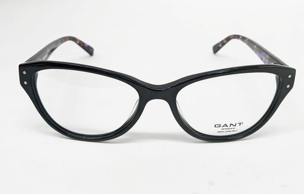 GANT Women's Cateye Lulu Eyeglass Frames 53-16-135  -Black  NEW