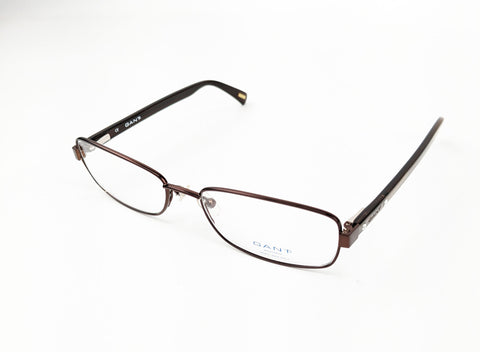 GANT Women's Rectangular Porter Eyeglass Frames 51-16-135 -Satin Brown NEW