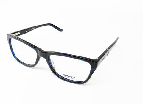 GANT Women's Rectangular GW4012 Eyeglass Frames 55-17-140  - Blue Tortoise  NEW