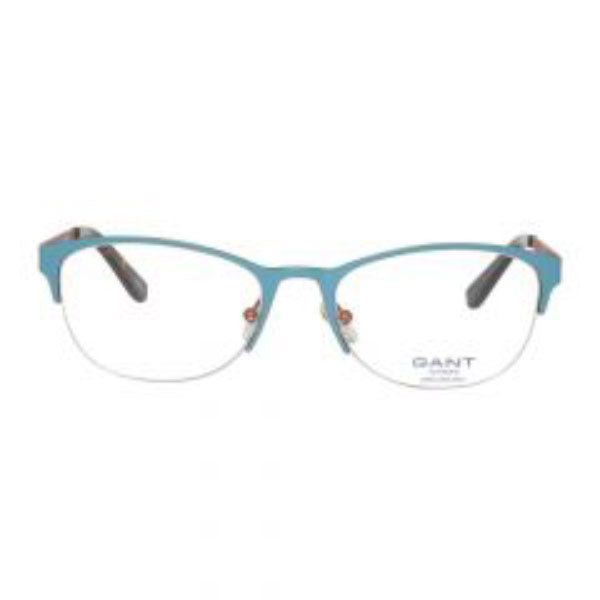 GANT Women's Half Rim GW4018 Eyeglass Frames 52-18-135 -Satin Blue Orange NEW