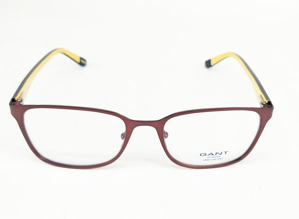 GANT Women's Metal GW4021 Eyeglass Frames  52-18-140  -Burgundy Yellow  NEW