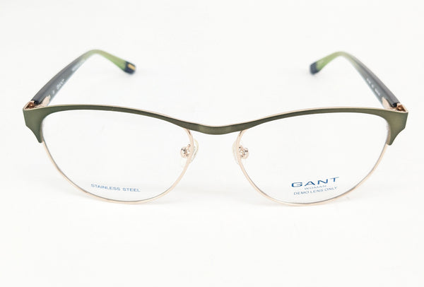 GANT Women's GW4030 Eyeglass Frames  55-16-140  -Satin Olive  NEW