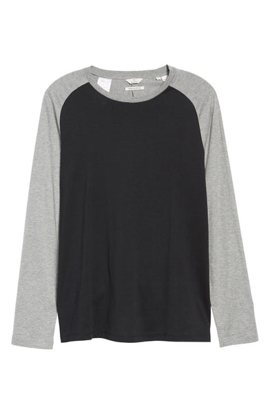 GANT DIAMOND G Men's Black Stadium Raglan Top 2070004 Size M $98 NWT