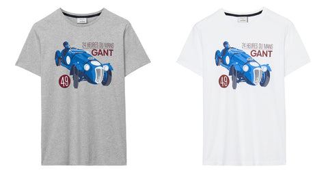 Gant X LeMans Men's Car Print Short Sleeve T-Shirt (254229)