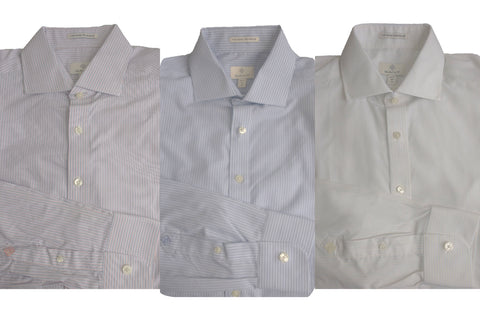GANT DIAMOND G Men's Micro Stripe Fitted Spread Shirt 303837 Size 40 NWT