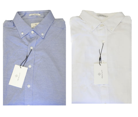 GANT DIAMOND G Men's Fitted Knitted Pique Button Down 3050212 Size M $165 NWT