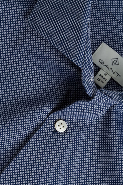 GANT DIAMOND G Men's Fitted Dobby Amalfi Shirt 3050406 Size M $225 NWT