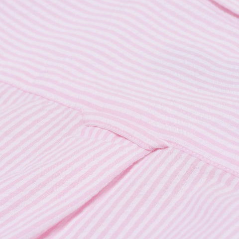 GANT Men's Bright Pink Tech Prep Stripe Short Sleeve Shirt 332121 Size M $125 NWT