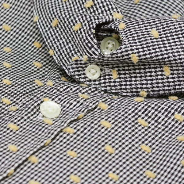 GANT RUGGER Men's Dreamy Oxford Gingham Dobby Dylan Shirt 341153 Size M $145 NWT
