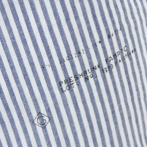 GANT RUGGER Men's Indigo Madras Short Sleeve Shirt 344210 Size Small NWT