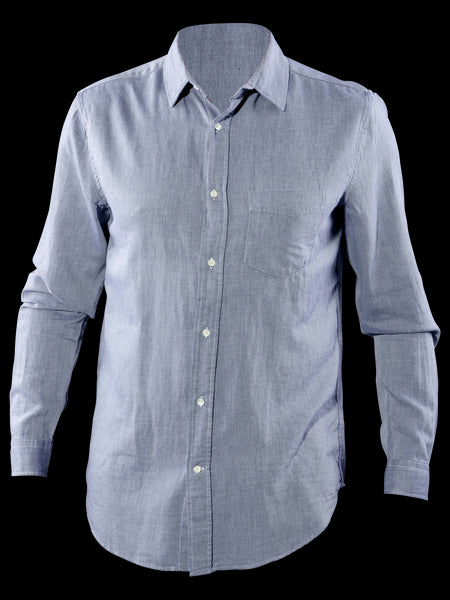 GANT RUGGER Men's Persian Blue Light Twill Shirt 344777 Size M $135 NWT