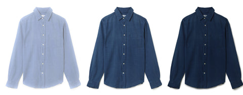 GANT RUGGER Men's Indigo Flannel Shirt 344812 Size Medium $135 NWT