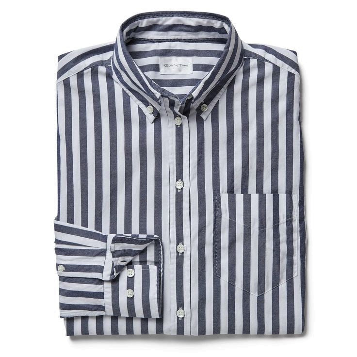 GANT RUGGER Men's Black Grey Dreamy Oxford Shirt 344957 Size M $145 NWT