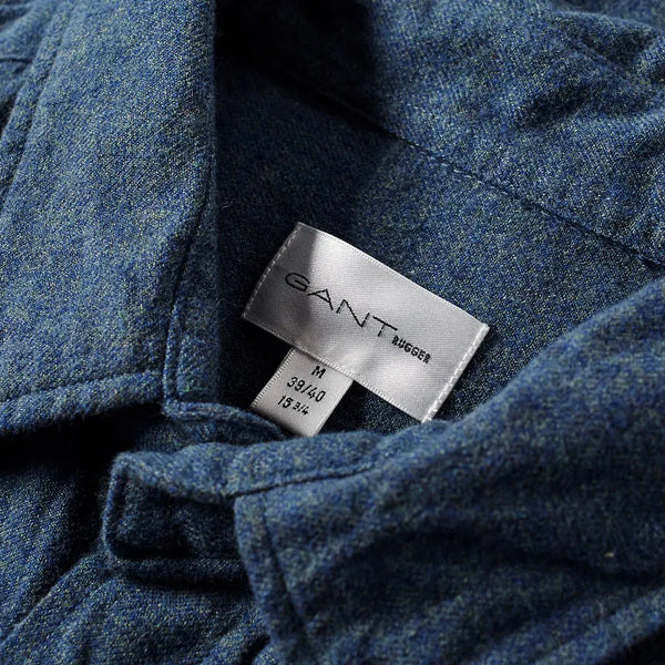 GANT RUGGER Men's Melange Twill Shirt 347917 Size M $145 NWT