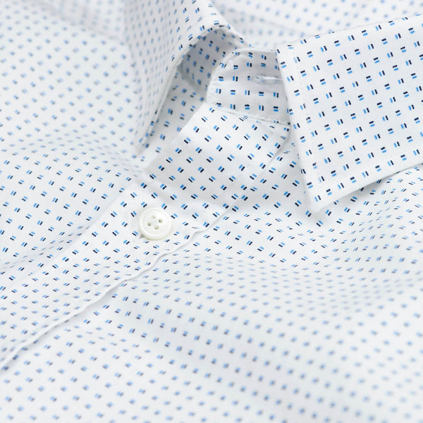 GANT DIAMOND G Men's Slim Cream Linear Print Concealed BD 303085 Size M $225 NWT