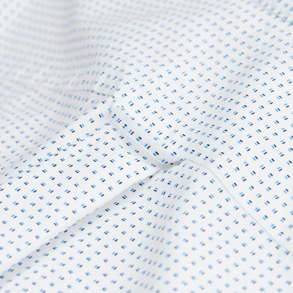 GANT DIAMOND G Men's Slim Cream Linear Print Concealed BD 303085 Size M $225 NWT