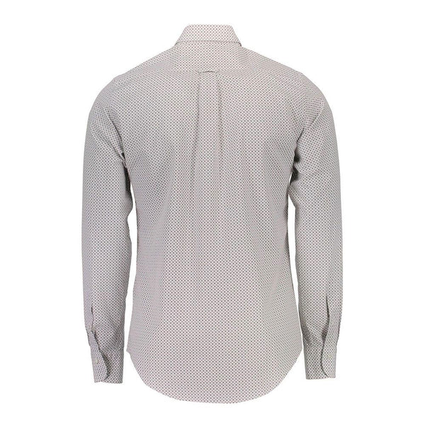 GANT DIAMOND G Men's Fitted Cubic Print Shirt 363115 Size M $225 NWT