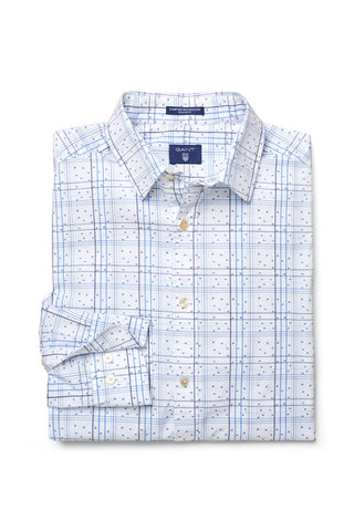 GANT Men's White Comfort Broadcloth Town Collar Shirt 364860 Size M NWT