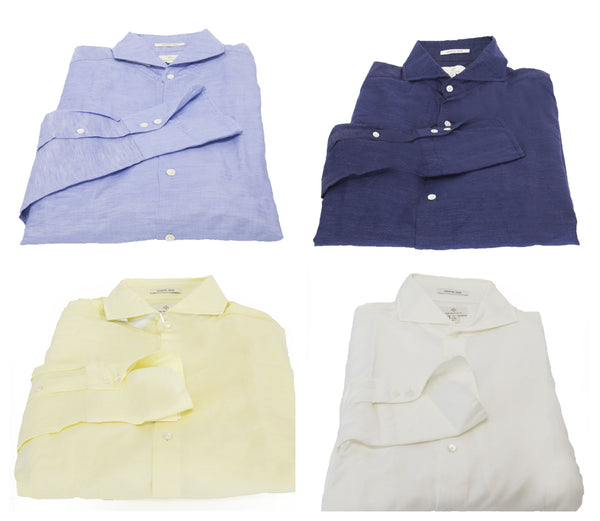 GANT DIAMOND G Men's Cotton Linen Flannel Amalfi 384447 Size M $225 NWT