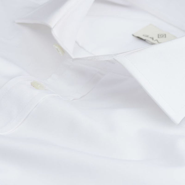 GANT DIAMOND G Men's Fitted Luxe Solid Twill Shirt 385007 Size 39 $225 NWT