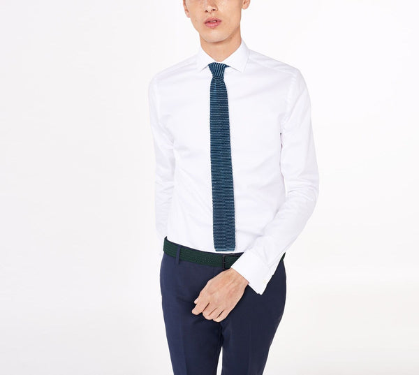 GANT DIAMOND G Men's Fitted Luxe Solid Twill Shirt 385007 Size 39 $225 NWT