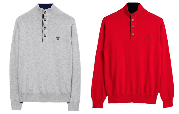 GANT Men's Sporty Cotton Mock Sweater 81311 Size M $195 NWT