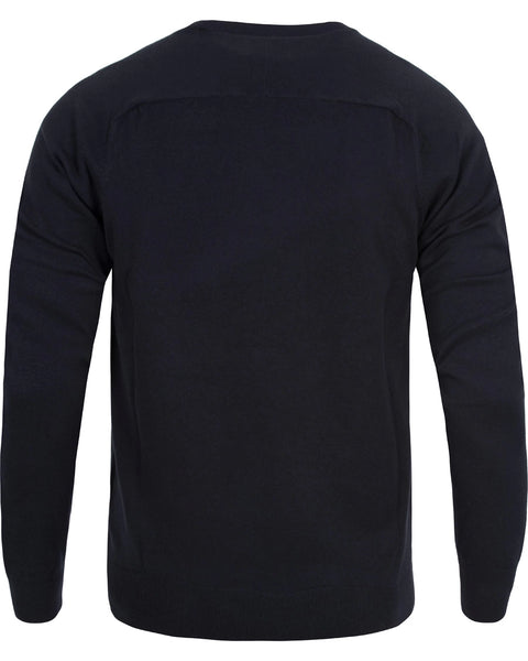 Gant Men's Cotton Cashmere Crew Sweater, Medium, Classic Blue