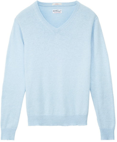 GANT Light Blue Men's The Vee Sweater 84797 Size M $145 NWT