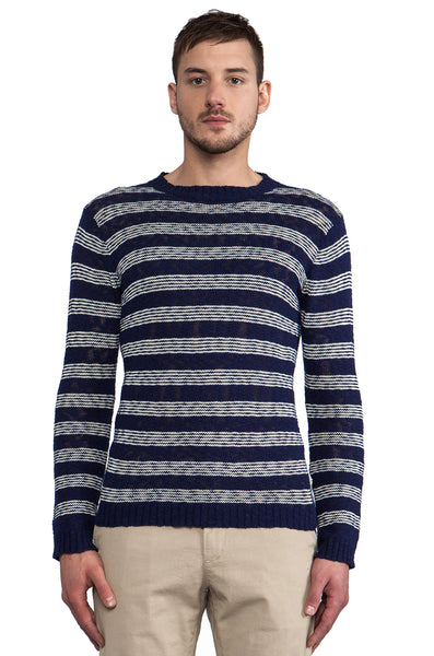 GANT RUGGER Men's The Slubber Sweater Navy 84803 NWT