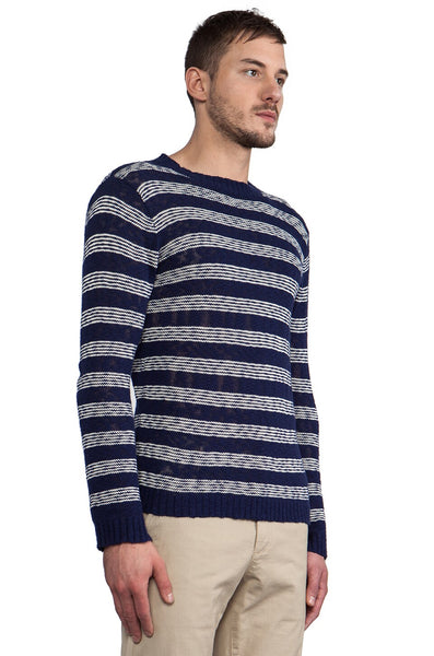 GANT RUGGER Men's The Slubber Sweater Navy 84803 NWT