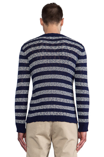 GANT RUGGER Men's The Slubber Sweater Navy 84803 NWT