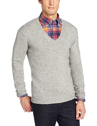 GANT Antracit Melange Men's The Vee Sweater 85611 Size M $145 NWT