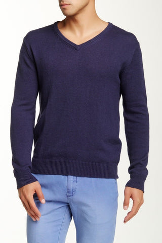 GANT RUGGER Men's Navy The Vee Sweater 85611 Size M $145 NWT