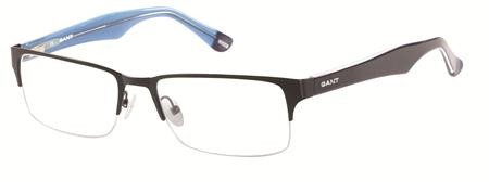 GANT Men's Half Rim G102 Eyeglass Frames 52-17-145  -Satin Black NEW