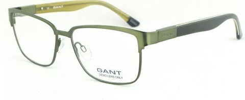 GANT Men's G106 Rectangular Metal Eyeglass Frames 54-15-140 -Satin Olive NEW