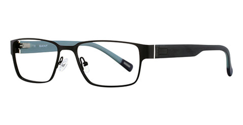Gant Men's Rectangular G3002 Eyeglass Frames 53-17-145 -Satin Black NEW